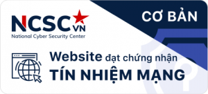 Website đạt chứng nhận Tín nhiệm mạng